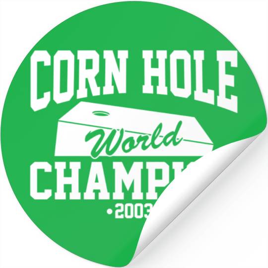 CORN HOLE Stickers