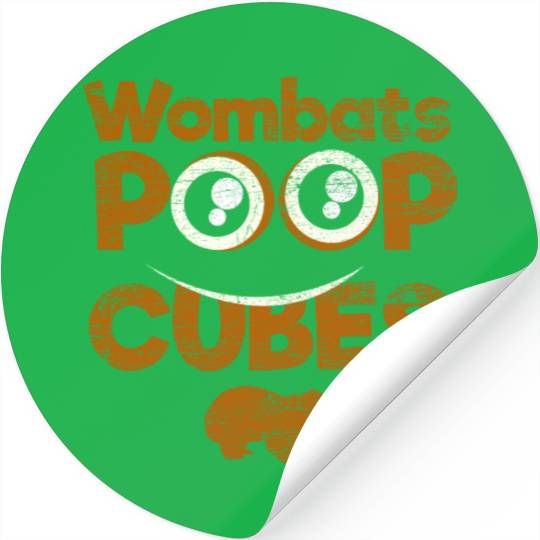 Wombat Feces Stickers