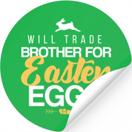 Easter egg brother Stickers