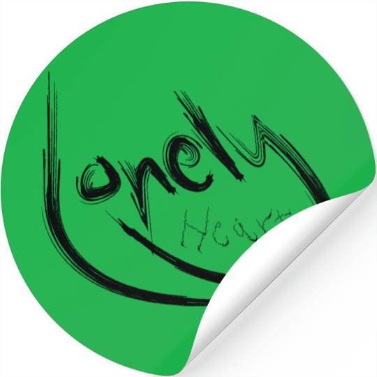 lonely heart Stickers