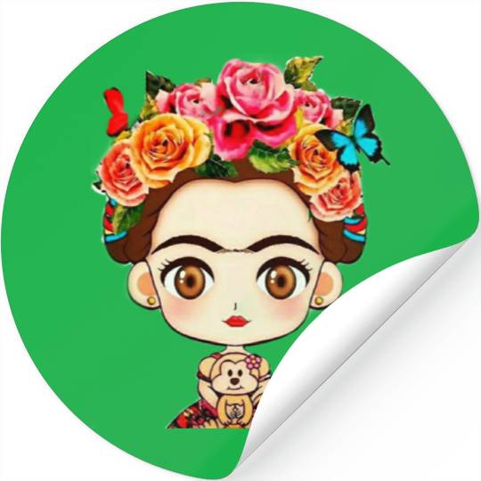 FRIDA KAHLO woman Stickers