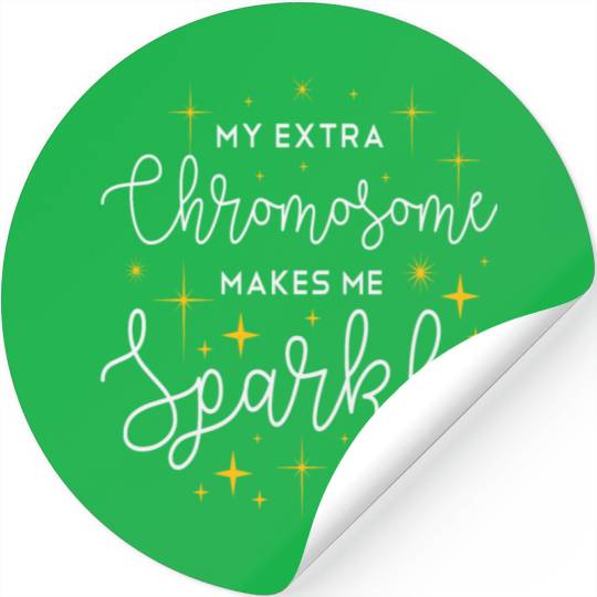 Down Syndrome Awareness Support Trisomy 21 Gift Stickers