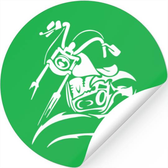 Motorcycle Chopper Cruiser Biker Mechanic Gift Stickers