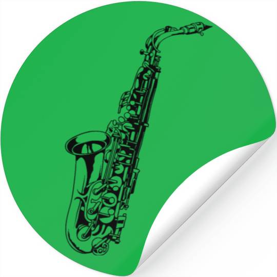Saxophone Musician Music Jazz Swing Concert Gift Stickers