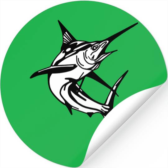 Marlin, Swordfish, Shark, ✔ Stickers