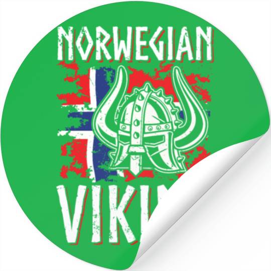 Norway Viking Normans Northmen Warriors Stickers