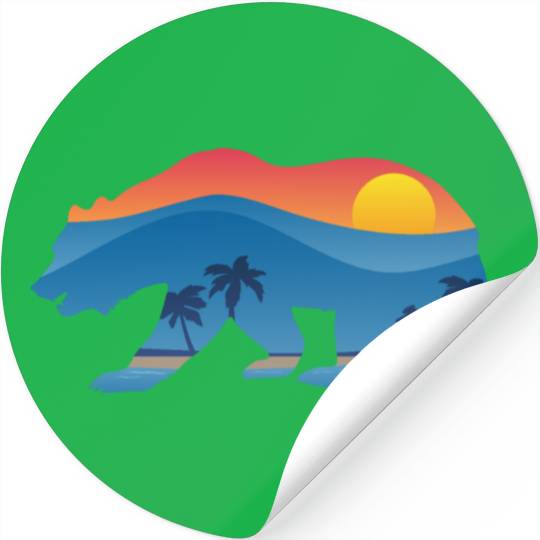 California Bear Stickers