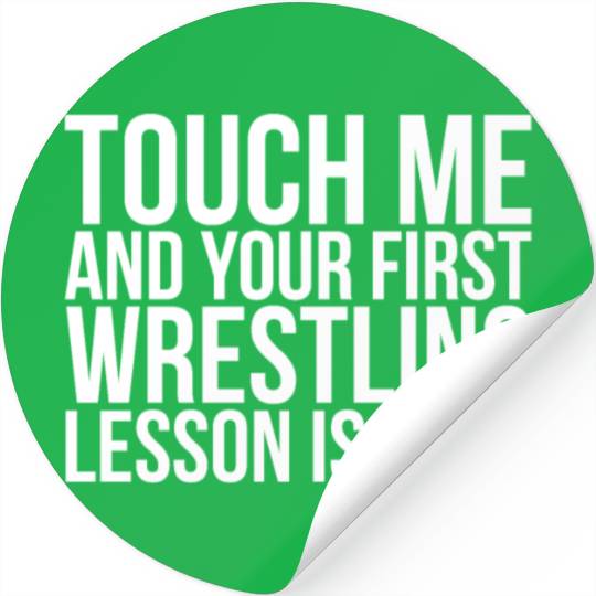 Funny Wrestling Wrestling Coach Sports Stickers