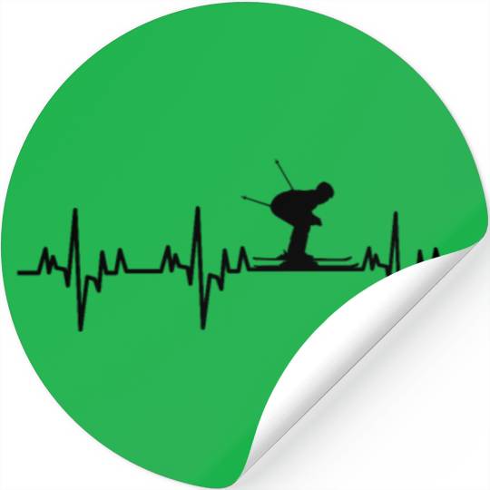 Skiing Stickers