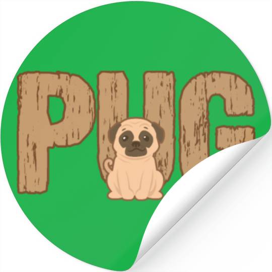 Pug Stickers