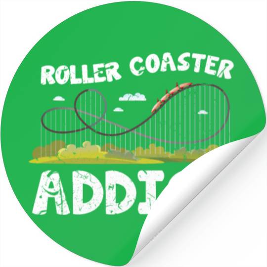 Roller Coaster Addiction Stickers