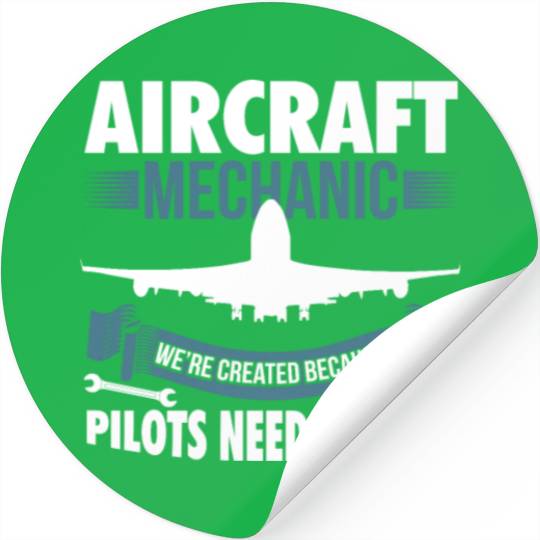 Aircraft Mechanic Hero Pilot Stickers