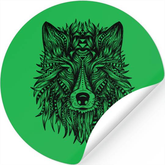 Alpha Wolf Stickers