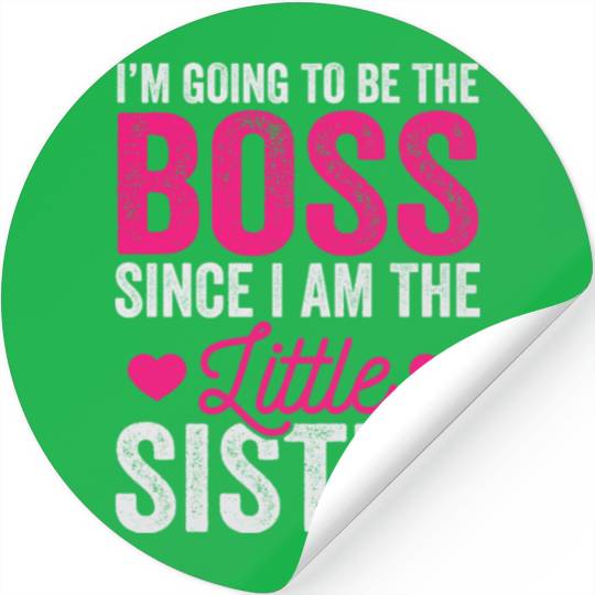 Little Sister Stickers, Funny Little Sister Stickers