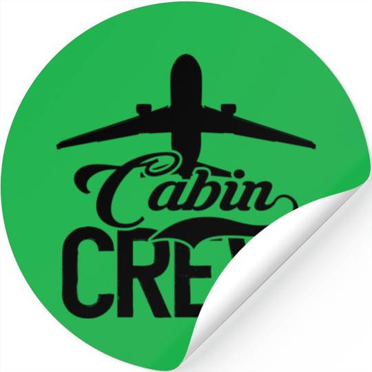 Cabin Crew Flight Attendant Job Aviation Stickers