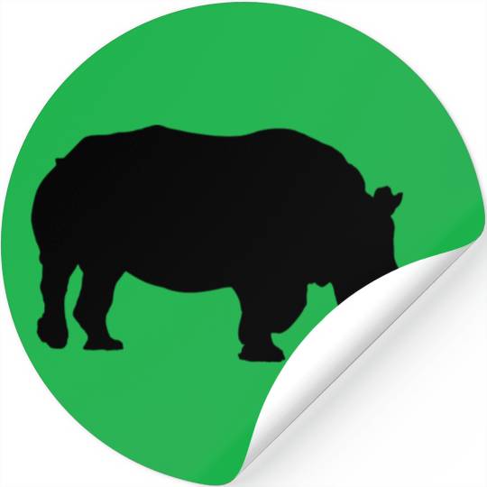 Rhinoceros Stickers