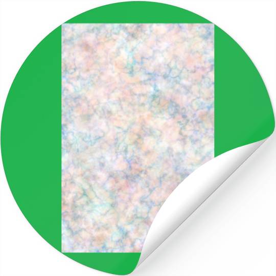 Multicolor Pastel Rainbow Marble Pattern Stickers
