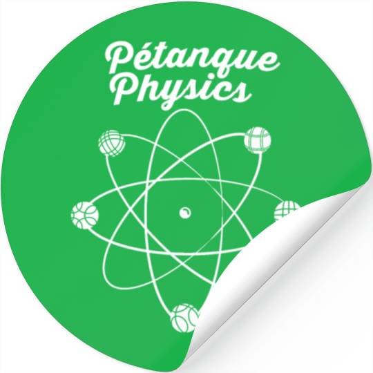 Petanque Physics with Petanque Jack and Boules Stickers
