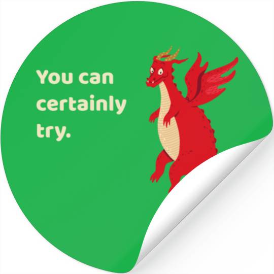 You Can Certainly Try Red Dragon Stickers