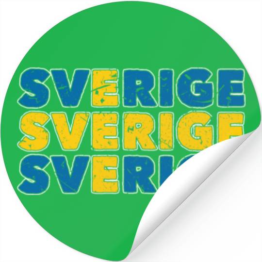 Sweden Country Stickers