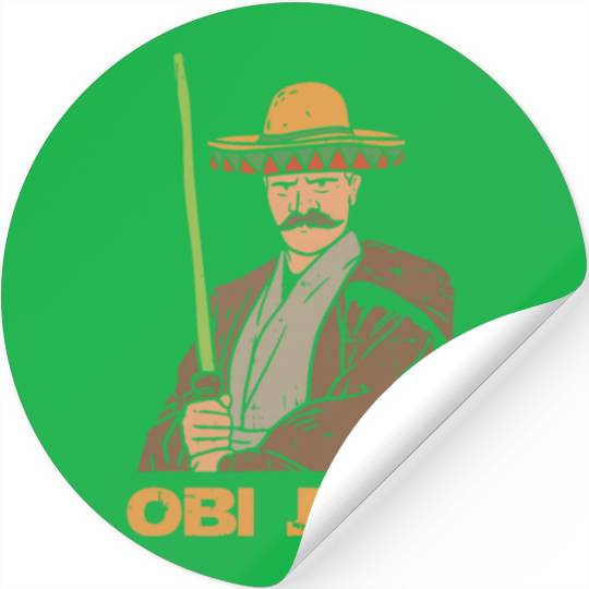 Obi juan funny cinco de mayo mexican movie nerd lo Stickers