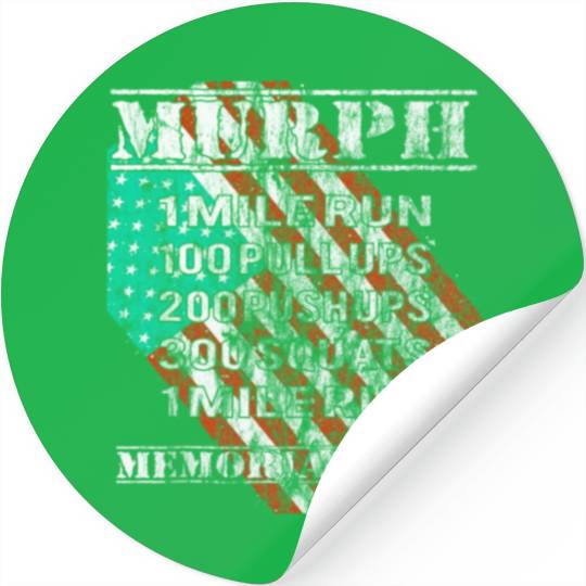 2019 Murph Challenge Memorial Day WOD Workout Gym Stickers