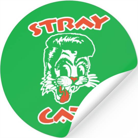STRAY CATS Rockabilly Cool Cat Tattoo Stickers
