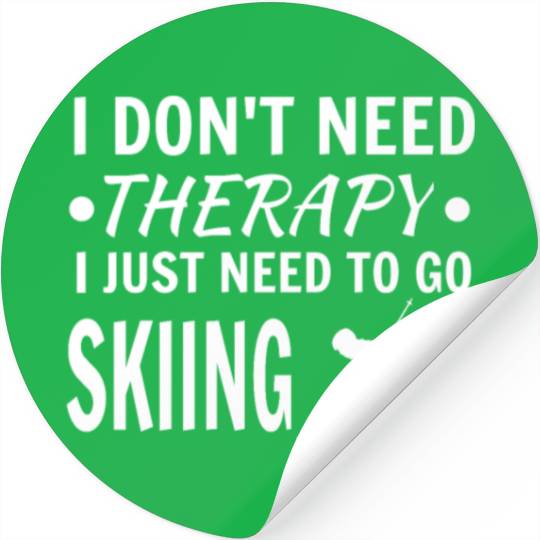 Skiing Stickers