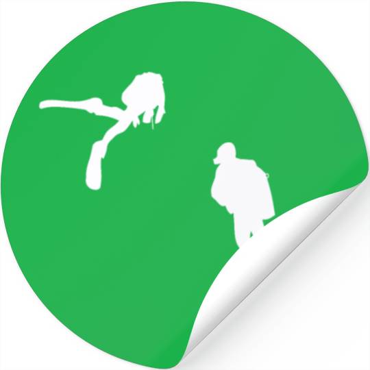 Diver Diving Snorkeling Swimming Goggles Sea Life Stickers