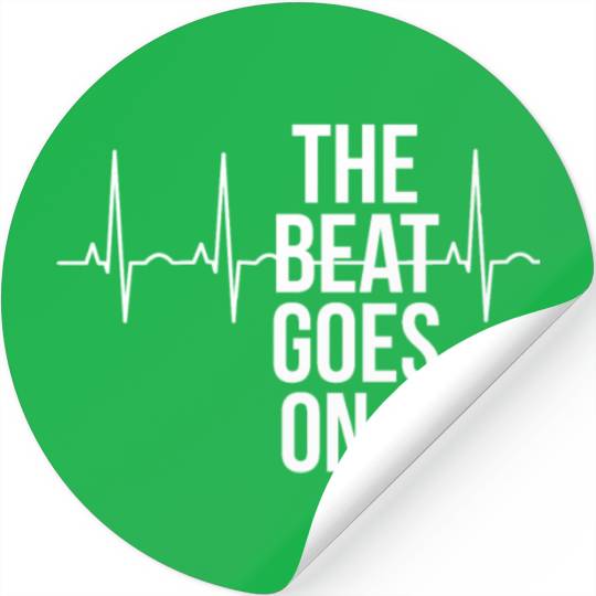 Heart Attack Survivor The Beat Goes On... Stroke Stickers