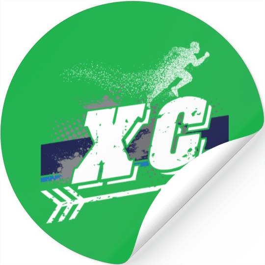 XC Cross Country Running Stickers