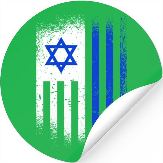 Israel Flags Design / Jerusalem Haifa Tel-Aviv Stickers
