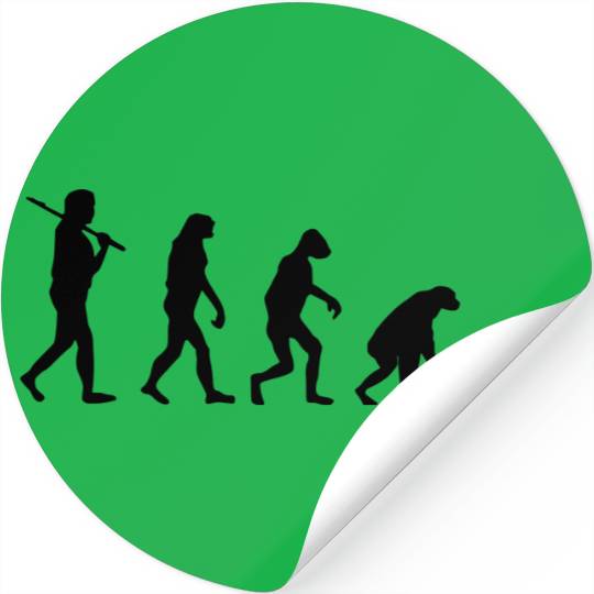 Evolution Backward Republicans election campaign Stickers