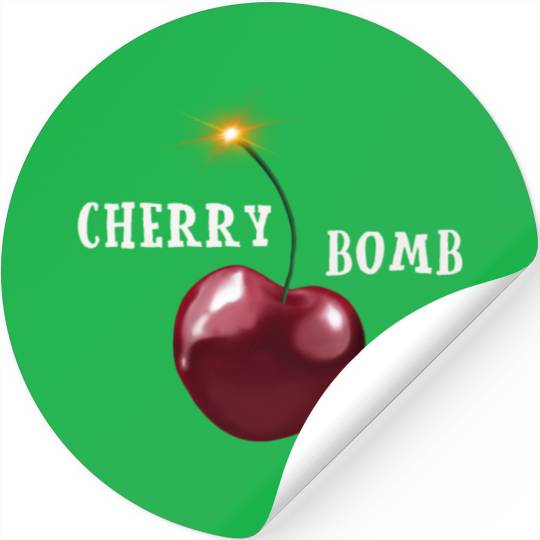 Cherry bomb big Stickers