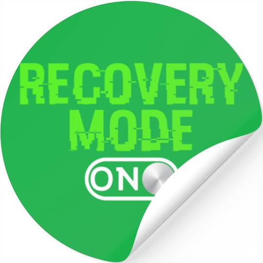 Great Coding Stickers For Programmer "Recovery Mode ON
