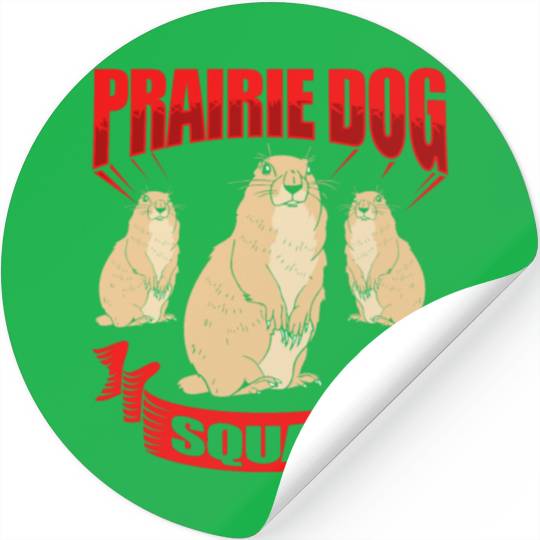Prairie Dog Groundhog Squirrel Xerini Rodent Stickers