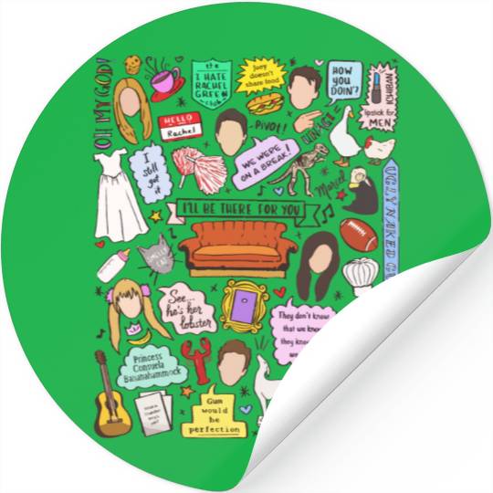 Friends Show Stickers