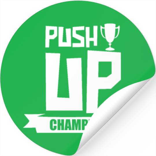 Body Weight Push Up Push Postal Service Fitness Gym Stickers