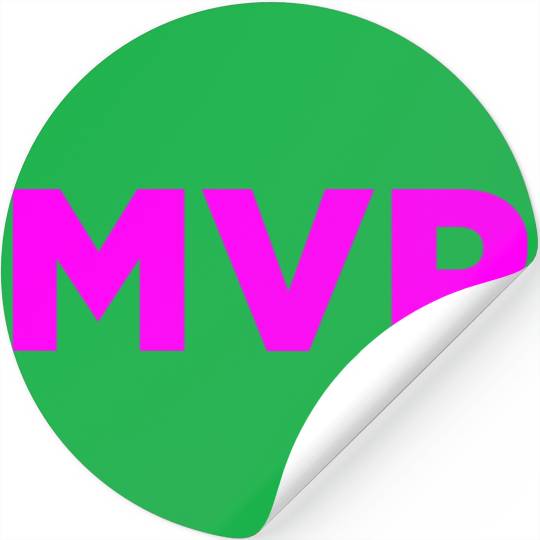 MVP - Pink Stickers