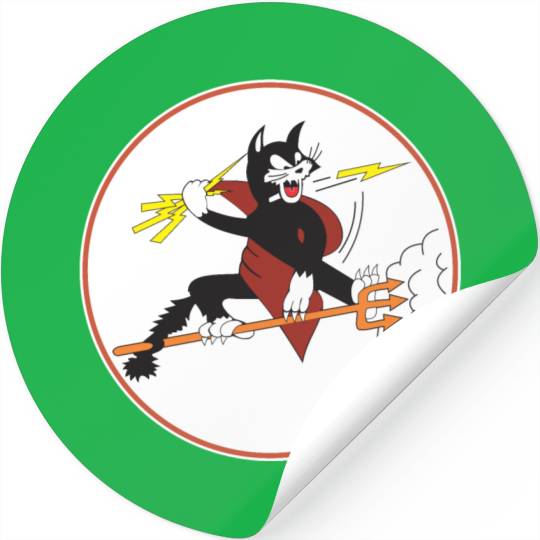 Fighter Squadron 191 (VF-191) Satan's Kittens Stickers