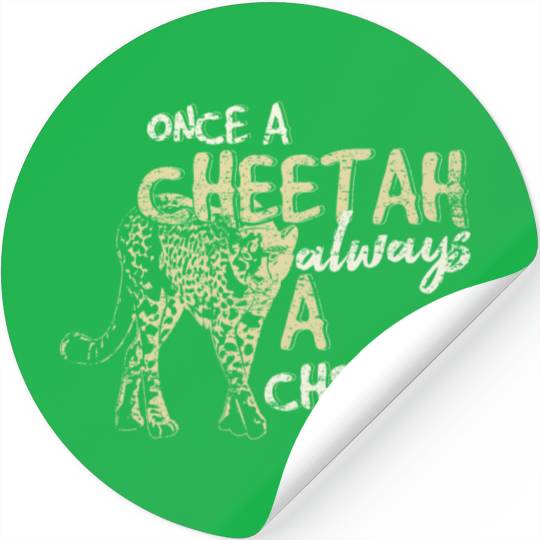 Cheetah safari Stickers
