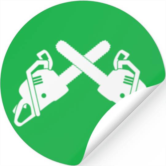 Chainsaw Lumberjack Stickers