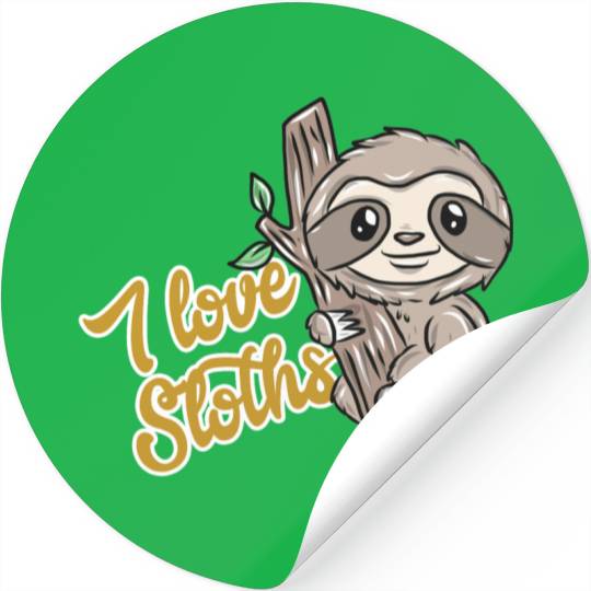 Sloth Stickers