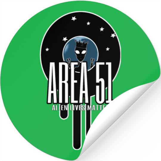 Alien Area 51 Stickers