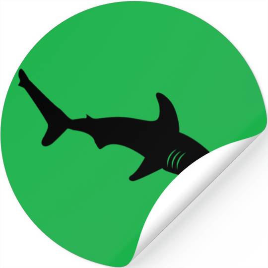 Silhouette design - Hammerhead Shark Stickers