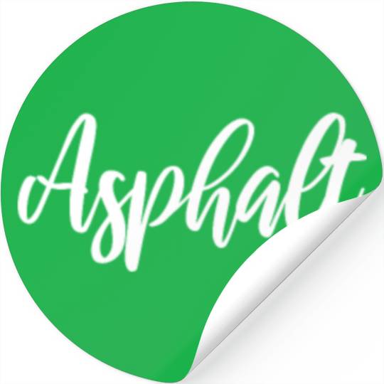 Asphalt Stickers