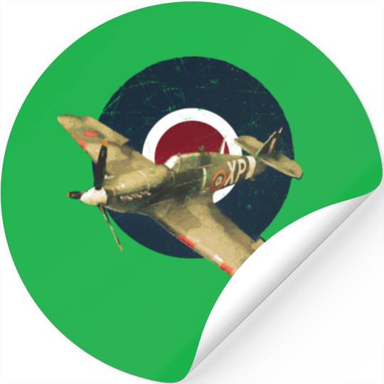 Hawker Hurricane RAF WW2 Fighter Plane Stickers