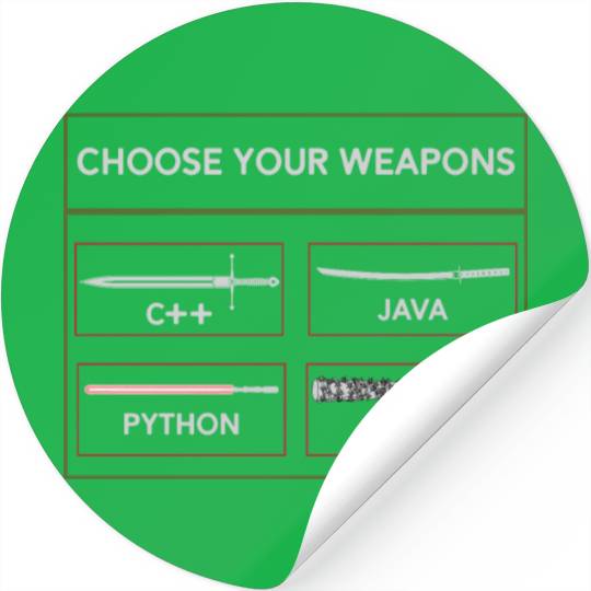 Funny Computer Programmer Programming Languages Stickers