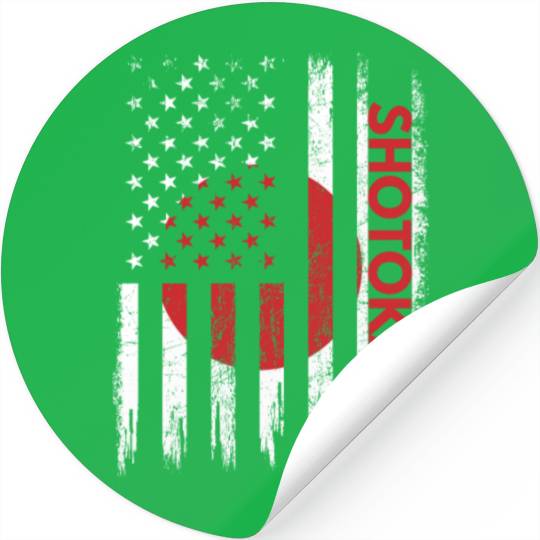 Shotokan Karate Martial Arts Training Japanese Fla Stickers