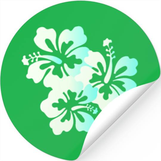 Hawaii Honolulu Boarder Surfer Tiki Summer Vacatio Stickers